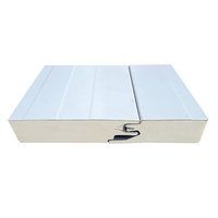 Panneau sandwich en polyuréthane 75 mm, aluminium 0,6 mm, meilleure isolation thermique, léger