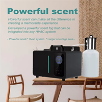 Diffuseur d'arômes commercial à double buse en métal sur mesure, vente directe usine, machine à parfum HVAC pour grands espaces