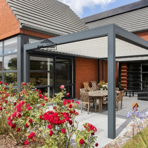 Tamaño personalizado completamente automático retráctil motorizado de aluminio al aire libre pérgola con persianas pabellón o Gazebo <span class=keywords><strong>Airfun</strong></span> al aire libre - Product Image 6