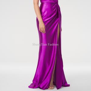 Nouvelle Robe Longue Blanche Élégante à Fente Haute pour Demoiselle d'Honneur, Robes de Soirée et de Bal pour Femme – Collection Été - Product Image 3