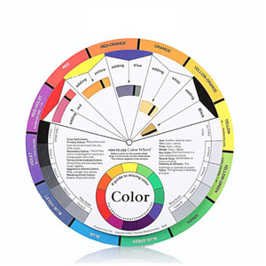 Tatuaggio guida ruota dei colori per il sopracciglio pigmento per il labbro trucco permanente tavolozza di colori misti ruote guida arte classe di insegnamento strumento - Product Image 1