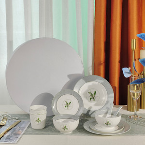 Dinner <b>Sets</b> <b>Dinnerware</b> <b>Sets</b> Kitchen Accessories Exquisite Ceramic 10 Piece <b>Set</b> Porcelain Luxury Europe Good Selling - Product Image 1