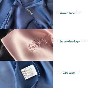 Hersteller Benutzer definierte Kissen bezug <span class=keywords><strong>Satin</strong></span> Kissen bezug Verschiedene Farben weiche Seide Kissen bezug mit Reiß verschluss - Product Image 6