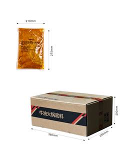 ซอสหม้อไฟสไตล์จีนเกรดร้านอาหารสำหรับซุปเปรี้ยวรสเผ็ดพริกพร้อมถุงบรรจุน้ำมันพืชสำหรับใช้ทำอาหาร - Product Image 3