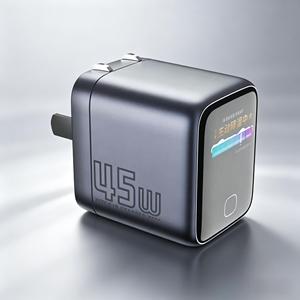 Cargador Rápido GaN de 45W con Pantalla TFT y Enfriamiento Inteligente con IA |   Adaptador de Pared USB-C PD3.1 para iPhone 17/16/15 - Product Image 1