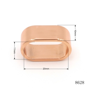 Thiết Kế Mới Kim Loại Phần Cứng Vòng Thủ Môn Khắc Gunmetal 20Mm Vành Đai Thủ Môn Vành Đai Vòng Lặp - Product Image 4