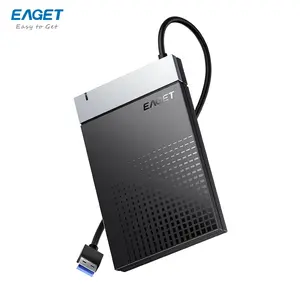 EAGET 2.5 pouces USB-A 3.0 interface boîtier de disque dur portable en gros externe 5Gbps prise en charge 6 To boîtier personnalisé boîtier SSD