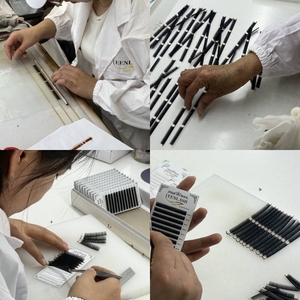 Matte Đen Lash khay cá nhân Lash mở rộng nhãn hiệu riêng tùy chỉnh Lash hộp bán buôn khối lượng lông mi mở rộng - Product Image 2