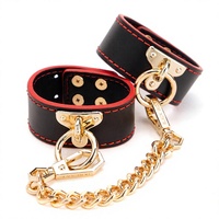 Ensemble de bondage BDSM en cuir PU, kit de bondage, menottes, collier, muselière, ensemble de restraints réglables