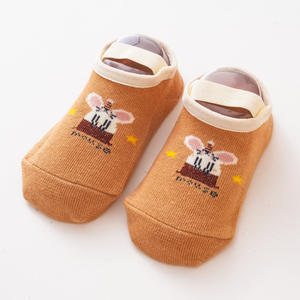 Niño niño niña antideslizante interior caminar calcetín zapatos dibujos animados 0-1 años <span class=keywords><strong>zapatilla</strong></span> zapatillas casa bebé Calcetines - Product Image 4