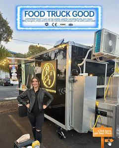 Remorque de restauration mobile commerciale 2025, four à pizza au feu de bois, camion de restauration à vendre - Product Image 2