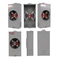 Haute qualité 100/125A 4 mâchoires carré monophasé compteur d'énergie électrique Base de prise ANS11 NEMA3R compteur Base de prise