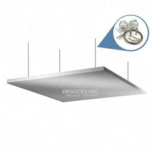 Fourniture directe d'usine panneau insonorisant plafond insonorisé déflecteur <span class=keywords><strong>de</strong></span> <span class=keywords><strong>laine</strong></span> <span class=keywords><strong>de</strong></span> <span class=keywords><strong>verre</strong></span> plafond suspendu gratuit - Product Image 4