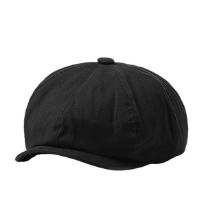 Venta al por mayor de fábrica: Sombrero octogonal estilo inglés para hombre <span class=keywords><strong>y</strong></span> mujer, gorra de béisbol con rayas, protección solar, para primavera <span class=keywords><strong>y</strong></span> otoño, informal para playa. - Product Image 4