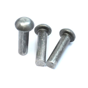 หมุดย้ำเครื่องดนตรีเคาะจังหวะ Gb867 ทำมือ หัวกึ่งกลม อลูมิเนียมแข็ง 3 มม. 4 มม. 5 มม. 6 มม. 8 มม. วัสดุเหล็ก - Product Image 1