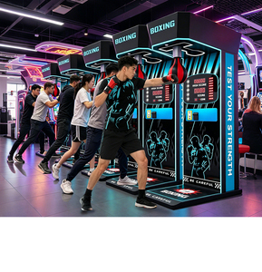 Máquina <span class=keywords><strong>de</strong></span> Boxeo Arcade en Oferta, Máquina <span class=keywords><strong>de</strong></span> Juego <span class=keywords><strong>de</strong></span> Golpeo para Entretenimiento - Product Image 4