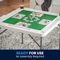 AJUNION Table de pique-nique pliante en plastique pour le camping en plein air