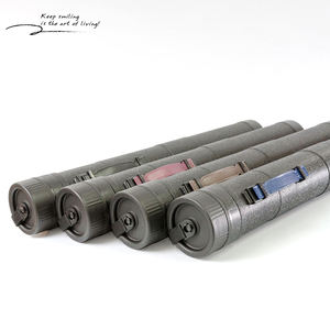 Mantenere i disegni sorridenti del tubo di plastica durevole di plastica del supporto rotondo espandibile delle casse di stoccaggio per le forniture dell'artista - Product Image 6