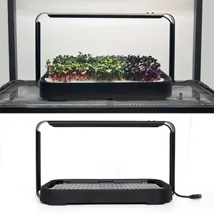 Microgreens Propagator Trays Lid Mini Hydroponic Garden Indoor Grow Kit