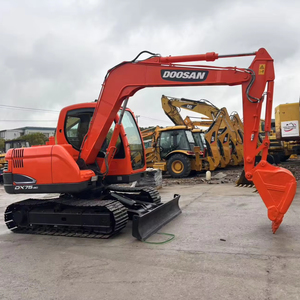 รถขุดไฮดรอลิก Doosan DX75 รุ่นปี 2022 น้ำหนัก 7.5 ตัน เครื่องยนต์ เกียร์ ขายดี สภาพดี ไม่มีรอยรั่ว หมุนหางได้ 0 องศา - Product Image 1