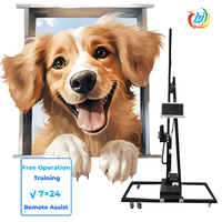 Impresora de inyección de tinta de pared Uv Mural Vertical 3D para pintura de suelo de pared Mural Impresora de pared Máquina de impresión