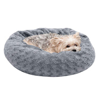 Offre Spéciale populaire beignet chien lit luxe et doux lit pour animaux de compagnie pour petits chiens et chats lits pour chiens en gros