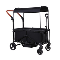 Poussette de voyage double pliable et réversible pour bébés et enfants, idéale pour le camping et les activités de plein air