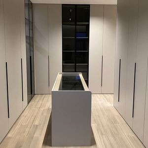 2026 Luxury Modern Solid <b>Wood</b> Bedroom Furniture Set Walk-in Closet <b>Mirror</b> Freestanding Wardrobe-Eco-Friendly Apartment - Product Image 2