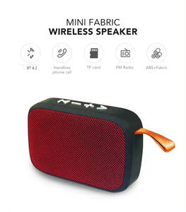 Mains libres TWS Tissu Bt Haut-Parleur G2 Sans Fil Portable Bt Mini Coloré Partie Boobox Haut-Parleur Usb Radio Tf Carte Aux Haut-parleurs - Product Image 2
