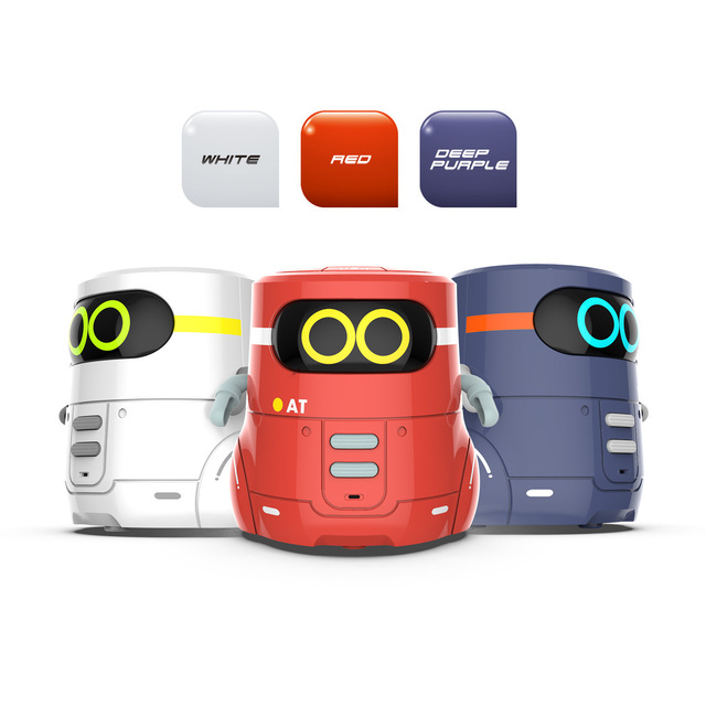 Intelligent Interactive AI Plastic Robot Toy for Early Childhood Education Ages 4-12 with Touch-Sensitive Voice Cognitive Cards
