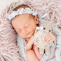 Boho 3D marguerite marqueurs en bois disques bébé grossesse croissance Photo accessoire marguerite en bois fleur jalon disque