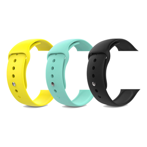 Colorido de goma suave de silicona de reloj <span class=keywords><strong>Correa</strong></span> banda <span class=keywords><strong>Compatible</strong></span> con <span class=keywords><strong>Apple</strong></span> <span class=keywords><strong>Watch</strong></span> serie 5/4/3/<span class=keywords><strong>Correa</strong></span> - Product Image 1