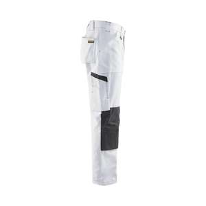 BLAKLADER - 109112101098D108 Pantalones de pintura Blanco/Gris oscuro-EAN 7330509787908 PANTALONES DE TRABAJO PANTALONES CORTOS DE TRABAJO - Product Image 3