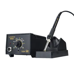 A-LK936A 60W plug-in style ceramic heating core soldering iron station for SMD DIP welding repair