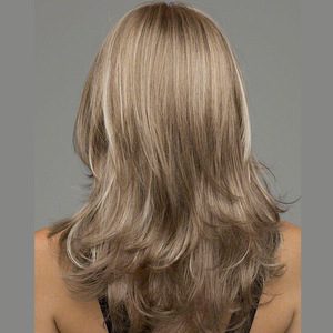 Nueva Peluca Europea Americana de <span class=keywords><strong>AliExpress</strong></span> para <span class=keywords><strong>Mujer</strong></span>, con Raya al Medio, Cabello Rizado de Longitud Media y Reflejos, para Comercio Exterior - Product Image 4