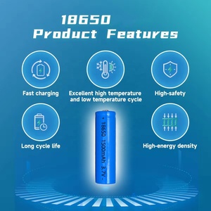 Vente en gros 3.7 volts Batterie au lithium 1500mAh Cylindrique Rechargeable 3.7v Li Polymère Batterie 18650 pour outils électriques - Product Image 4
