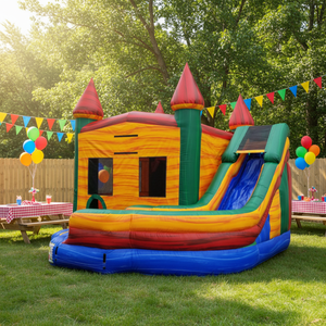 Castillo Inflable con Tobogán, Directo de Fábrica, Combo de Castillo Inflable Symphony, Casa de Brinco Inflable para Niños, Alquiler para Fiestas al Aire Libre - Product Image 2