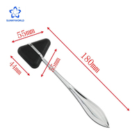 Marteau de percussion à tête triangulaire pour le diagnostic précis des réflexes médicaux, outil neurologique