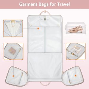 Échantillon gratuit Sac de vêtements personnalisé Sac de voyage en tissu écologique Housse de vêtements pour manteaux Emballage de vêtements Sac anti-poussière personnalisé - Product Image 3