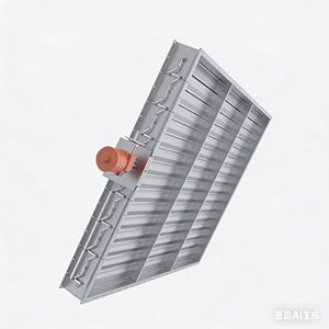 Compuerta de Aire Motorizada de Acero Galvanizado para Sistema de Ventilación de Túneles, Tamaño Personalizado - Product Image 4