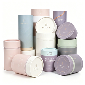 Colorful Macaron Rigid Round <b>Gift</b> <b>Box</b> for <b>Small</b> Scented Candle Votive Wax Packaging <b>Small</b> MOQ Factory Support - Product Image 1