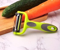 Aardappel-appel-groente schilmesjes I en Y schilmesjes fruit groente aardappelen wortel komkommer 3-in-1 mes draaimechanisme julienne schilmesje