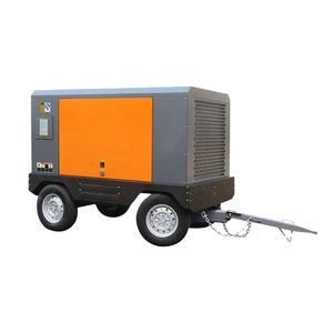 Compresor de aire de tornillo de motor diésel portátil de buena calidad para minería - Product Image 1