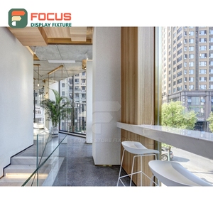 Vitrina Profesional para Café, Estante de Exhibición de Vidrio, Área de Exhibición para Panadería, Vitrina para Mercancía de Cafetería - Product Image 6