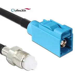 Hot Selling Fakra Z Rg174 Cable 2M 5M 10M OEM FME Jack To Fakra Z Jack Cable Coaxial Rg174 Jumper Blue Power Cable