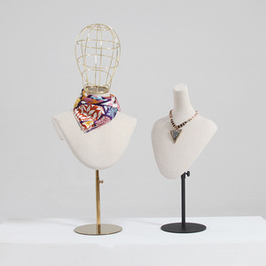 Mannequin de présentation pour foulards, sacs pour femmes, vêtements, colliers, bijoux, accessoires de mode et accessoires de présentation pour vitrine d'<span class=keywords><strong>opticien</strong></span> - Product Image 2
