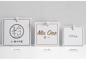 Tùy Chỉnh <span class=keywords><strong>Swing</strong></span> Treo Thẻ Thiết Kế Quần Áo May T Logo <span class=keywords><strong>Tag</strong></span> - Product Image 6