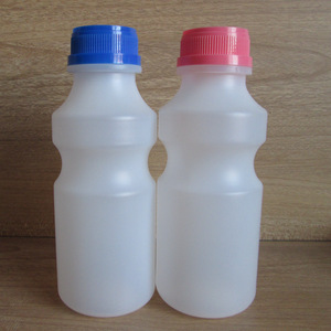 Plastic Beverage Bottle 340ml <b>Screw</b> Cap <b>White</b> Cylinder For Drink Packaging - Product Image 3