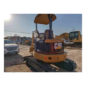 Used Arrival CAT 303C CR 303CR Caterpillar 303 Excavator Mini Digger Weight 3t Construction Machinery Small Size Hot Sale