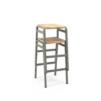 Ensemble de table de pique-nique pliante en bois d'acacia moderne pour meubles d'extérieur pour cour, villa, chambre à coucher, hôpital